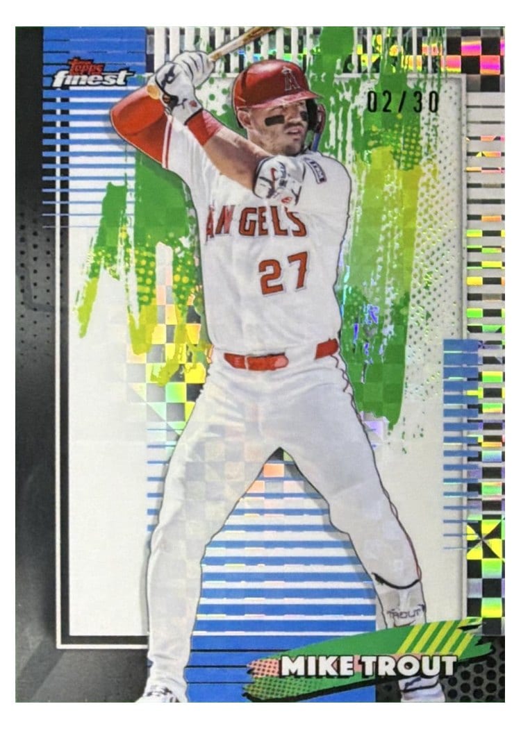 2026 Topps Finest Mike Trout #58 card