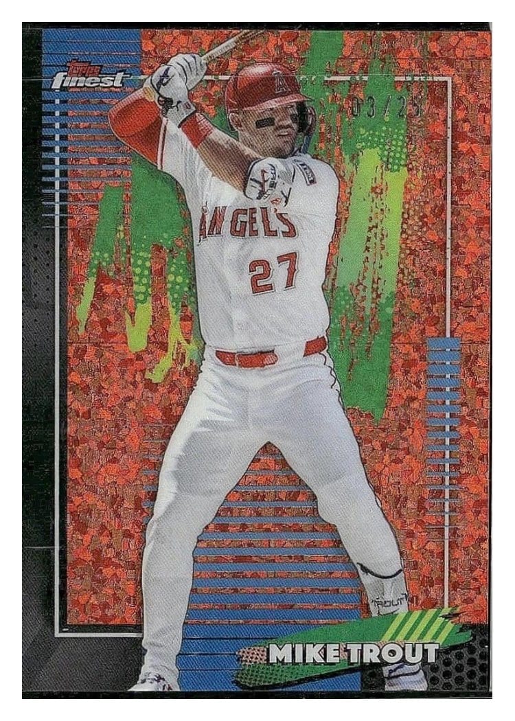 2026 Topps Finest Mike Trout #58 card