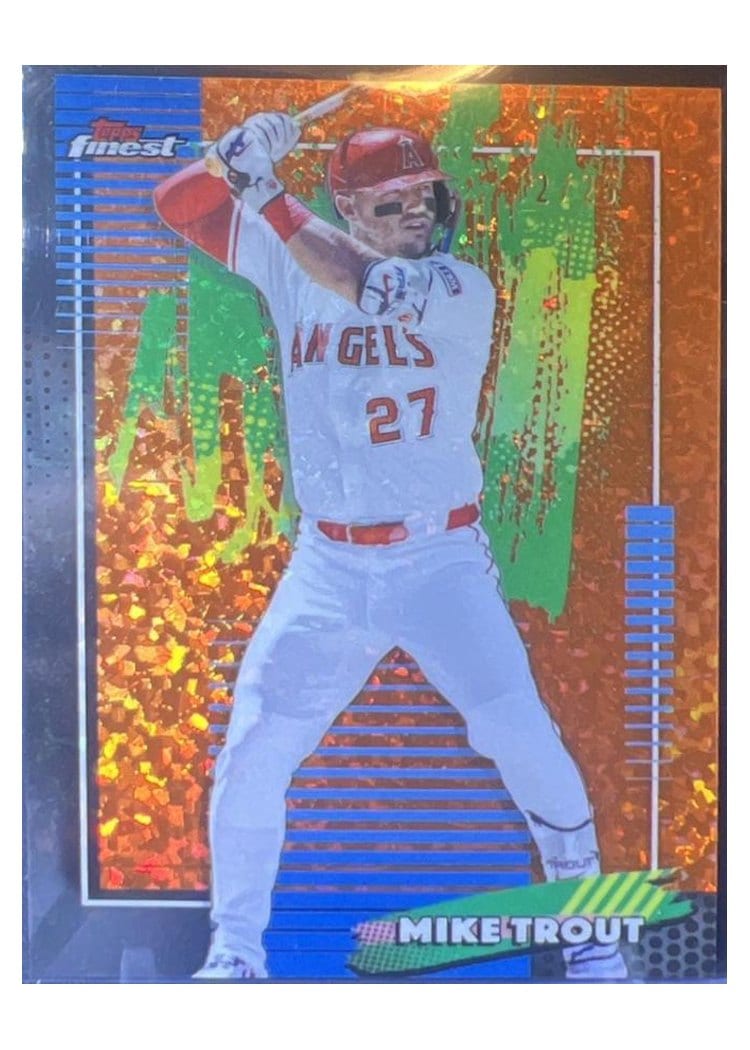 2026 Topps Finest Mike Trout #58 card