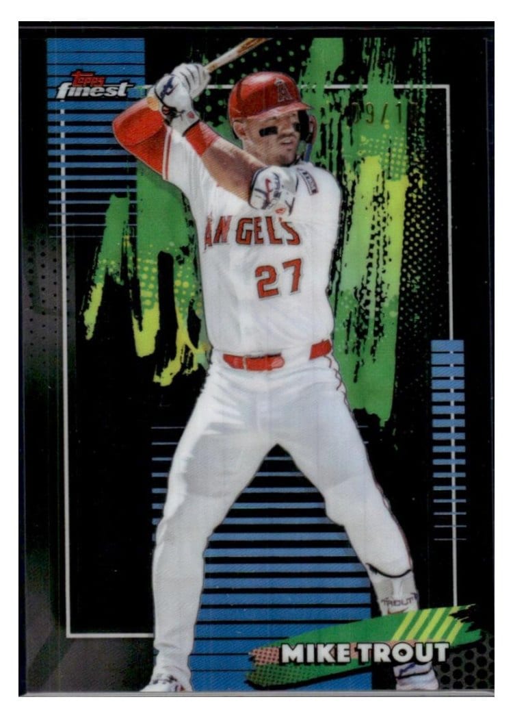 2026 Topps Finest Mike Trout #58 card