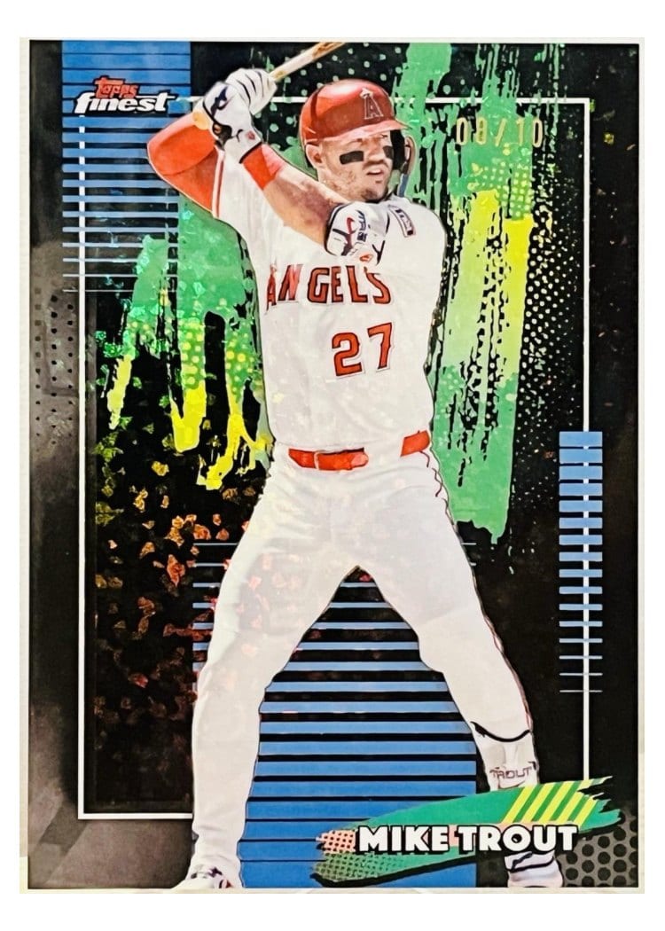 2026 Topps Finest Mike Trout #58 card