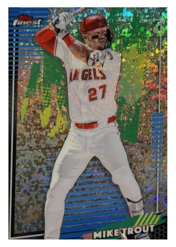 2026 Topps Finest Mike Trout #58 card