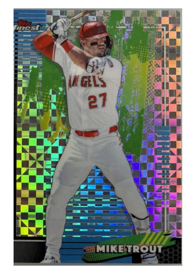 2026 Topps Finest Mike Trout #58 card