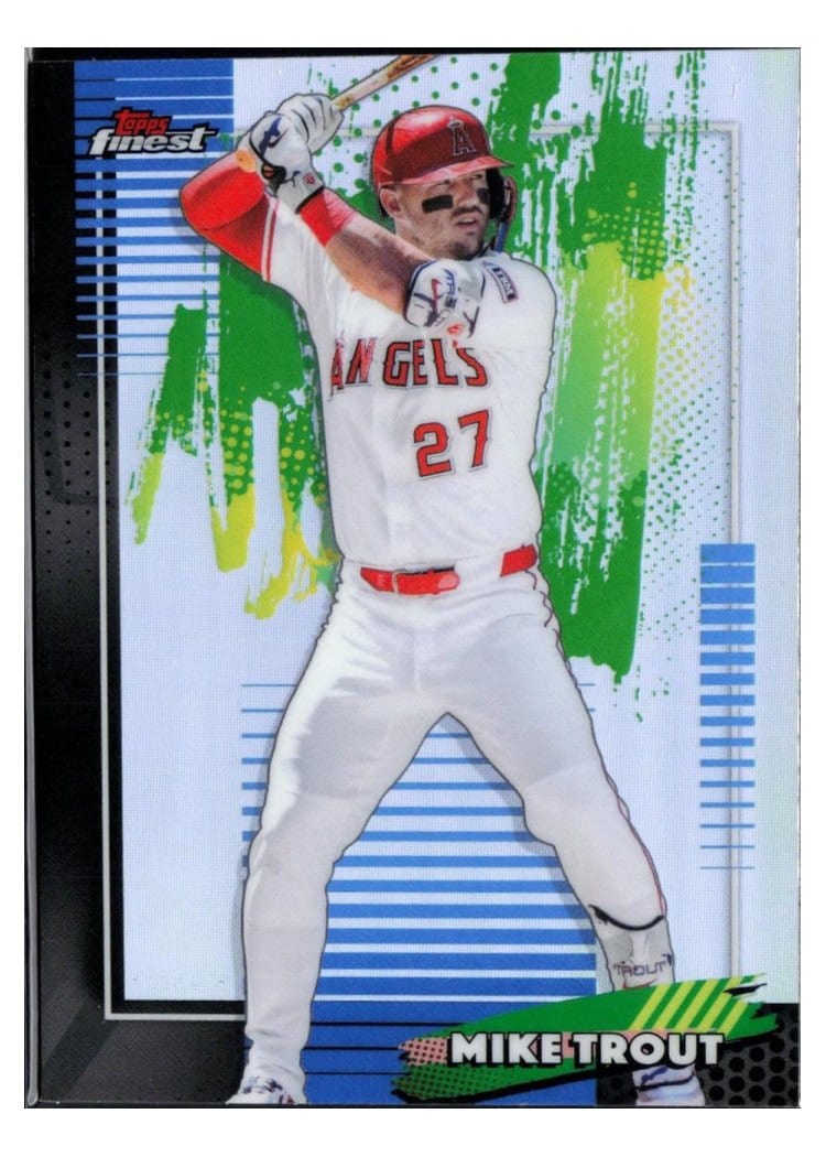 2026 Topps Finest Mike Trout #58 card