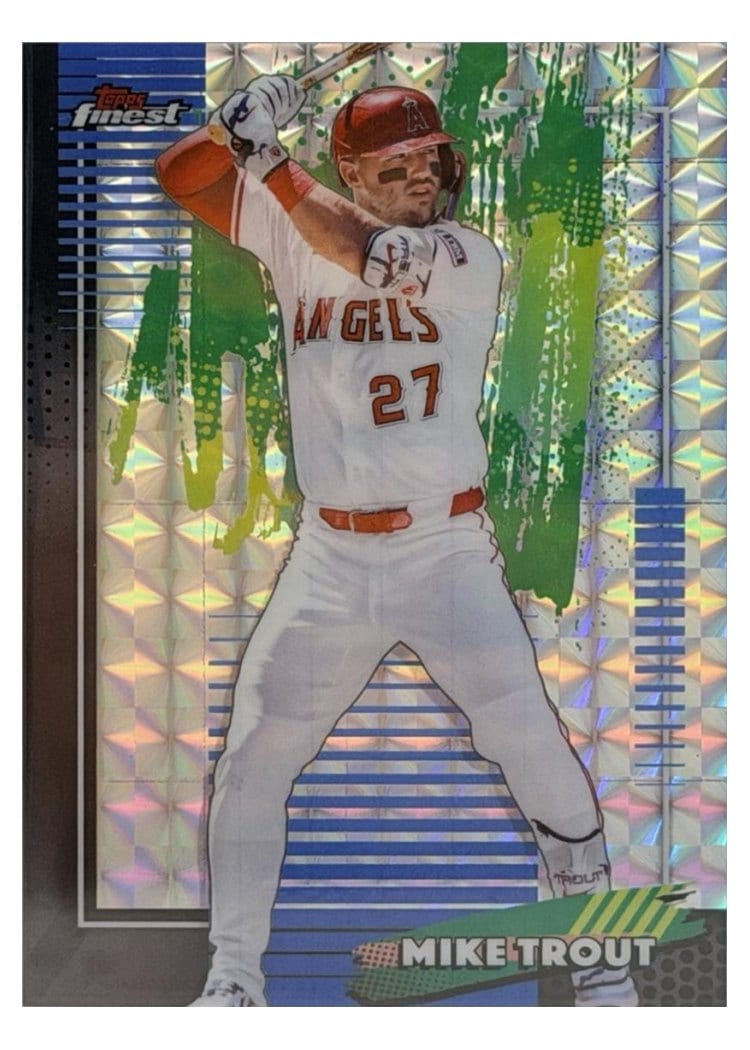 2026 Topps Finest Mike Trout #58 card