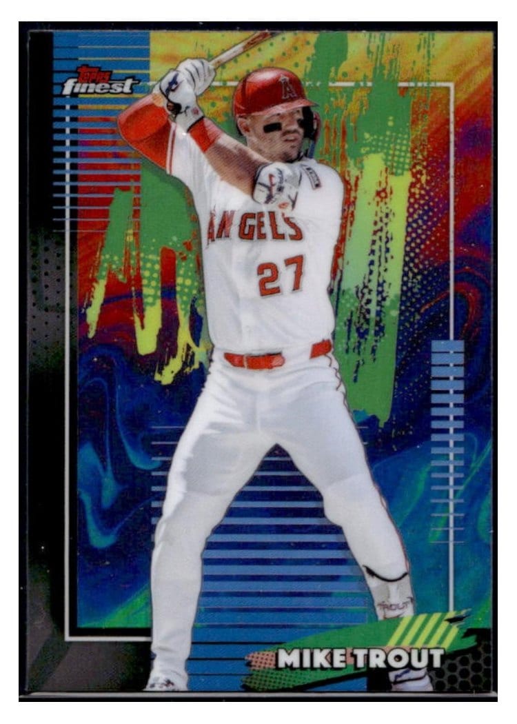 2026 Topps Finest Mike Trout #58 card