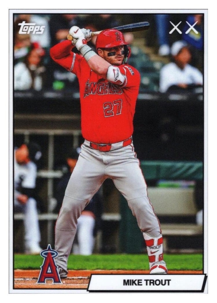 2026 Topps KAWS X MLB Mike Trout #6 card