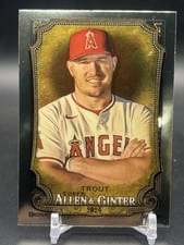 2024 Topps Allen & Ginter Chrome Mike Trout (Los Angeles Angels) #280 card