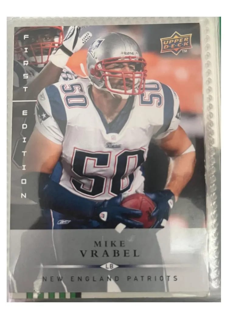 2008 Upper Deck First Edition Mike Vrabel #89 card