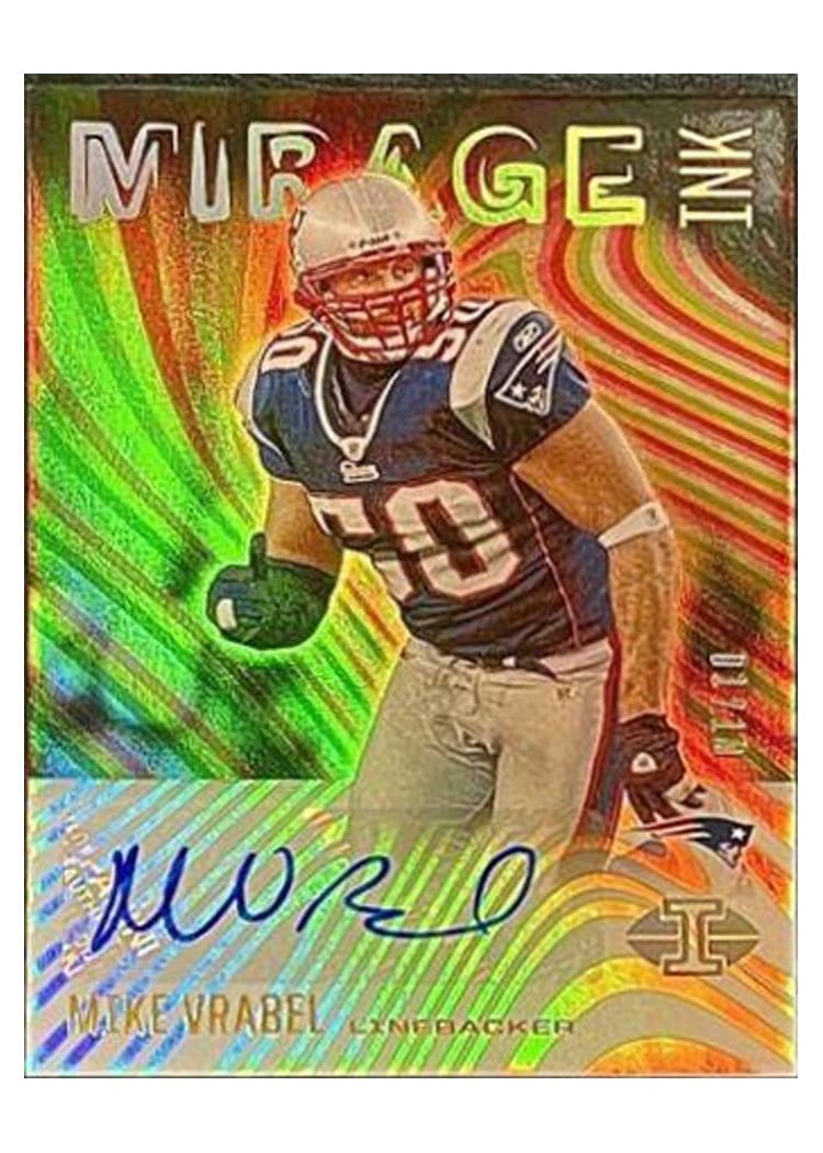 2021 Panini Illusions Mirage Ink Mike Vrabel #MI-MV card