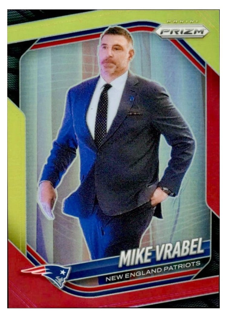 2025 Panini Prizm Base Set Mike Vrabel #110 card