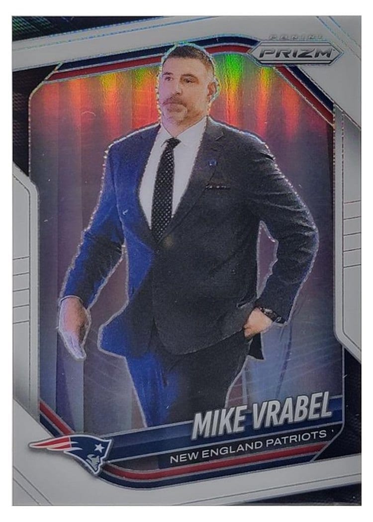 2025 Panini Prizm Base Set Mike Vrabel #110 card