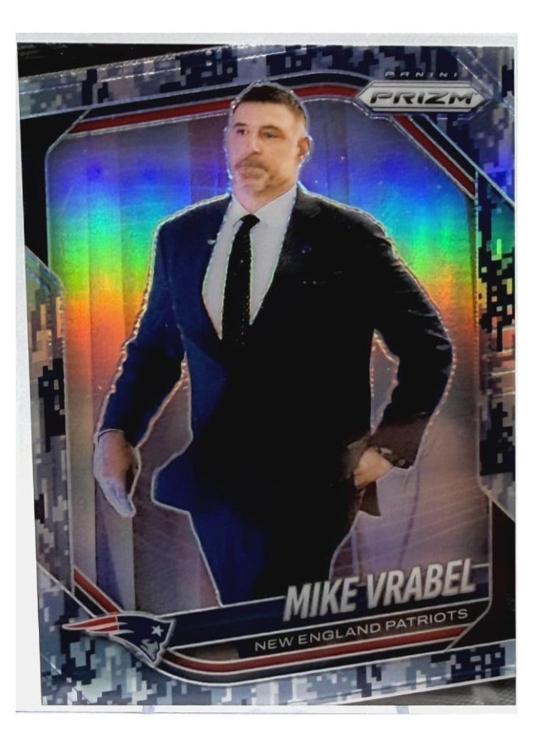 2025 Panini Prizm Base Set Mike Vrabel #110 card