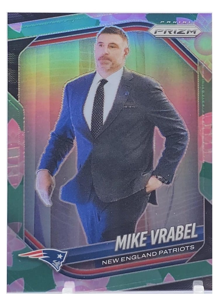 2025 Panini Prizm Base Set Mike Vrabel #110 card