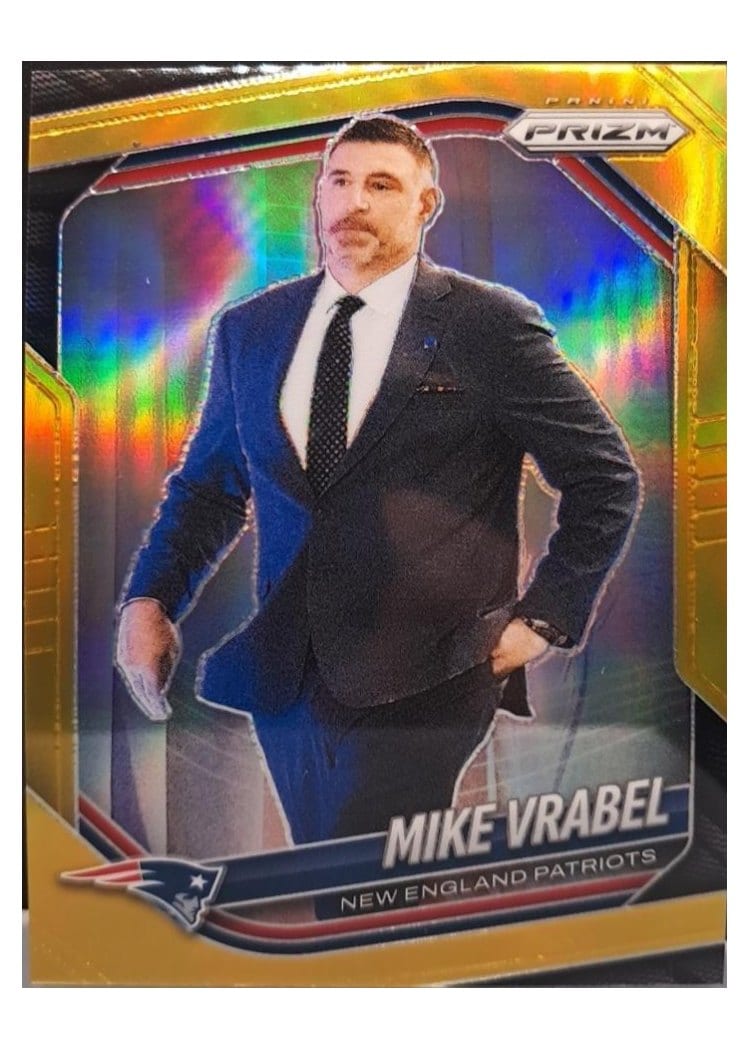 2025 Panini Prizm Base Set Mike Vrabel #110 card