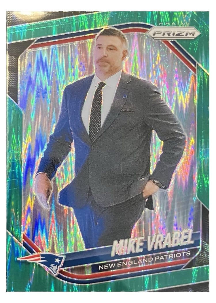 2025 Panini Prizm Base Set Mike Vrabel #110 card