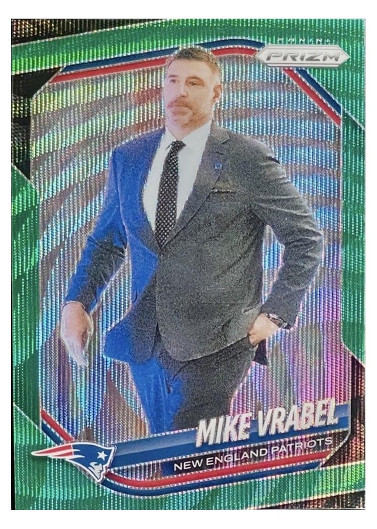 2025 Panini Prizm Base Set Mike Vrabel #110 card