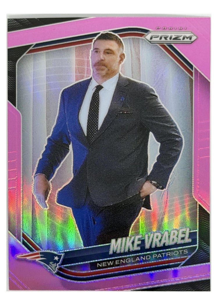 2025 Panini Prizm Base Set Mike Vrabel #110 card