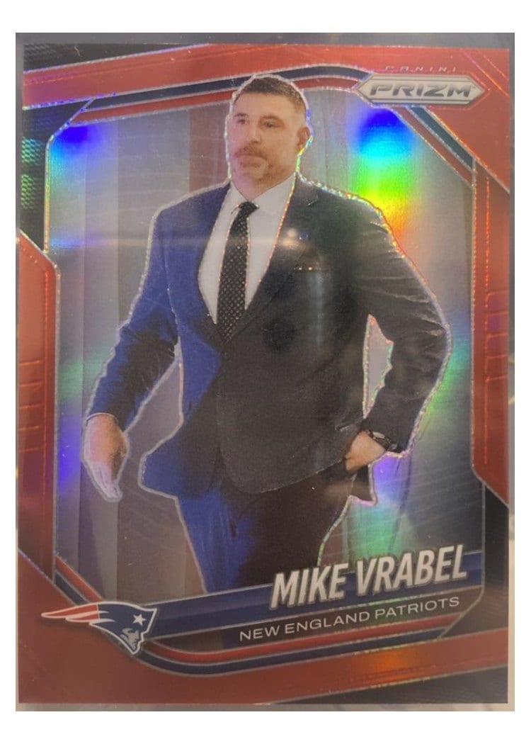 2025 Panini Prizm Base Set Mike Vrabel #110 card