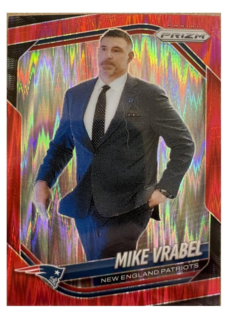 2025 Panini Prizm Base Set Mike Vrabel #110 card