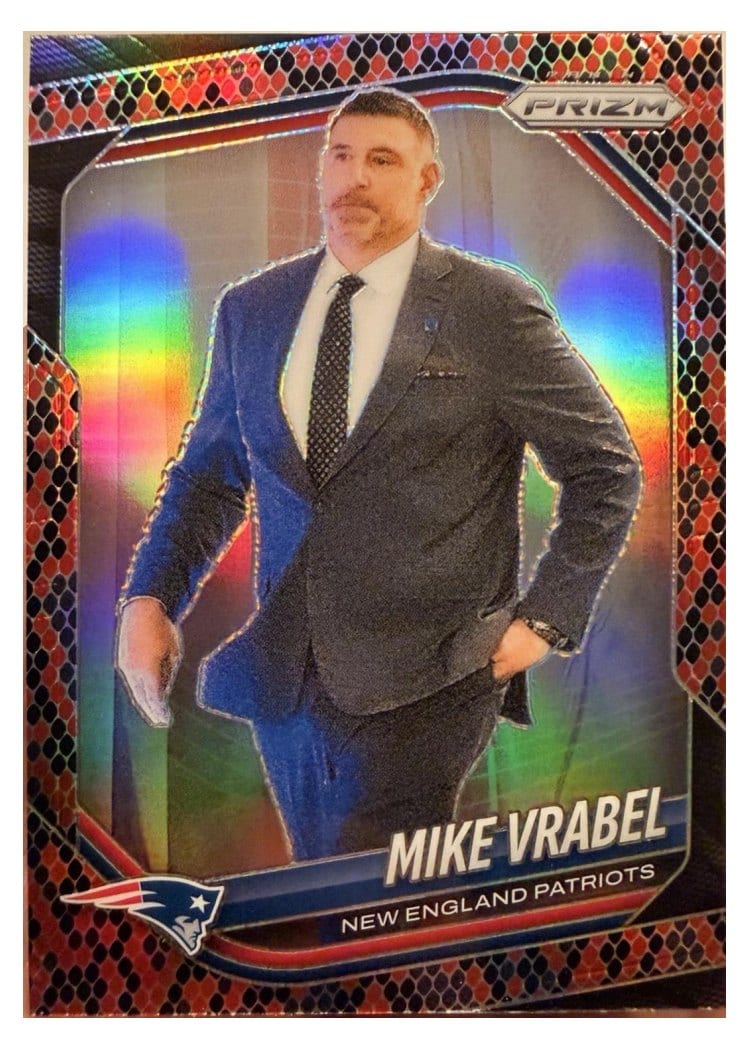 2025 Panini Prizm Base Set Mike Vrabel #110 card