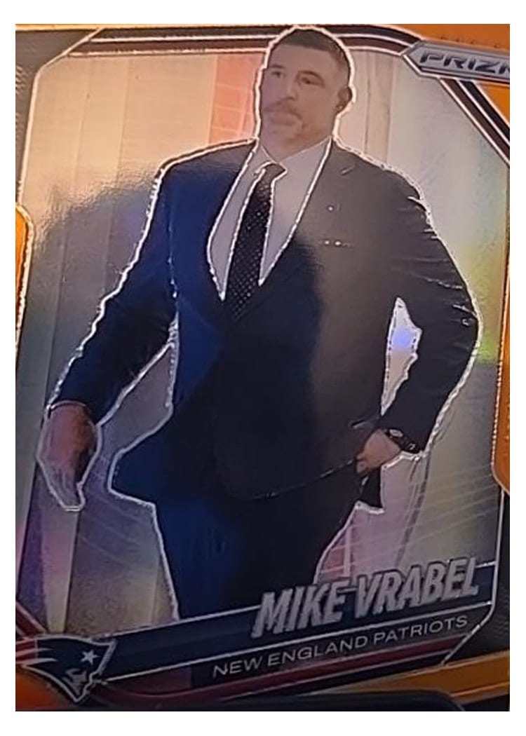 2025 Panini Prizm Base Set Mike Vrabel #110 card