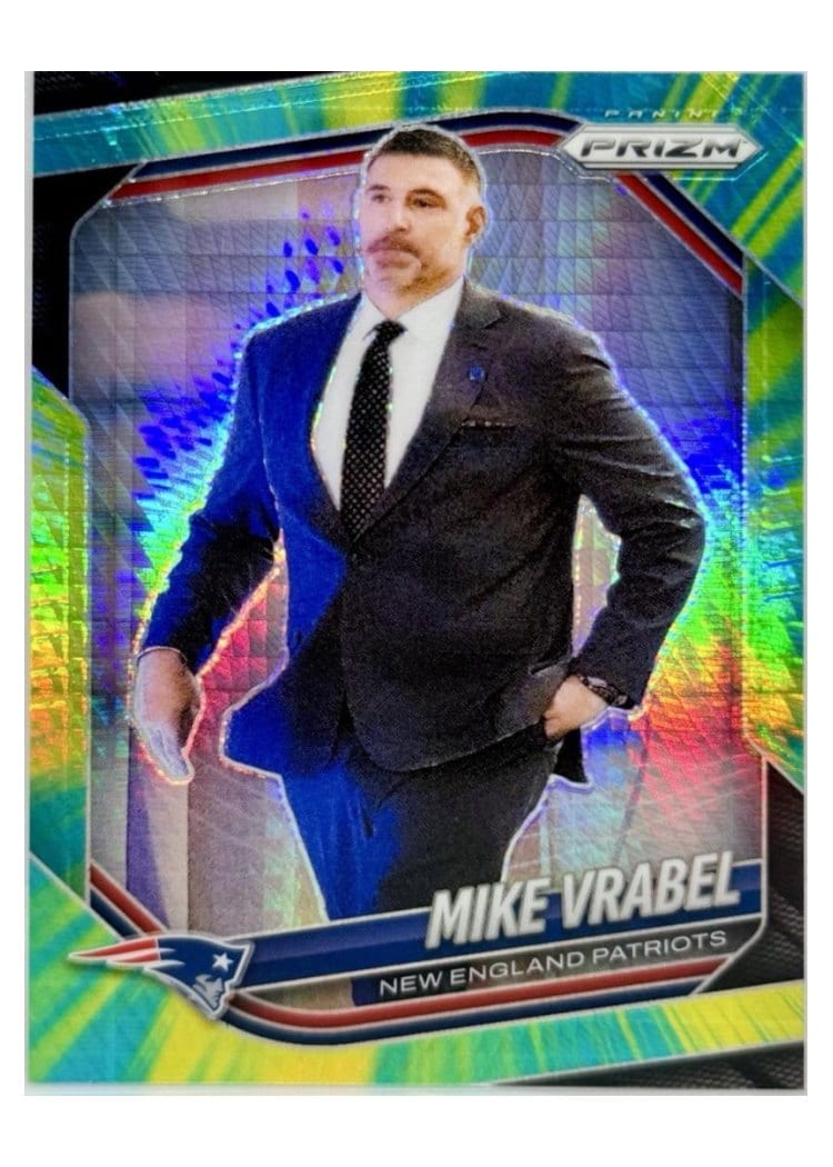 2025 Panini Prizm Base Set Mike Vrabel #110 card