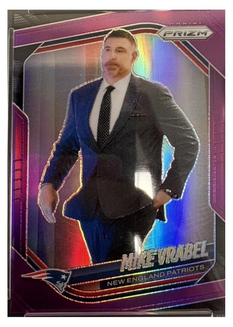 2025 Panini Prizm Base Set Mike Vrabel #110 card