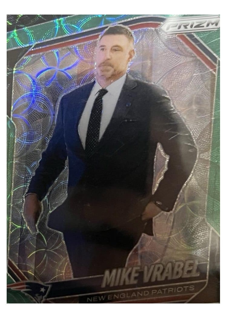 2025 Panini Prizm Base Set Mike Vrabel #110 card