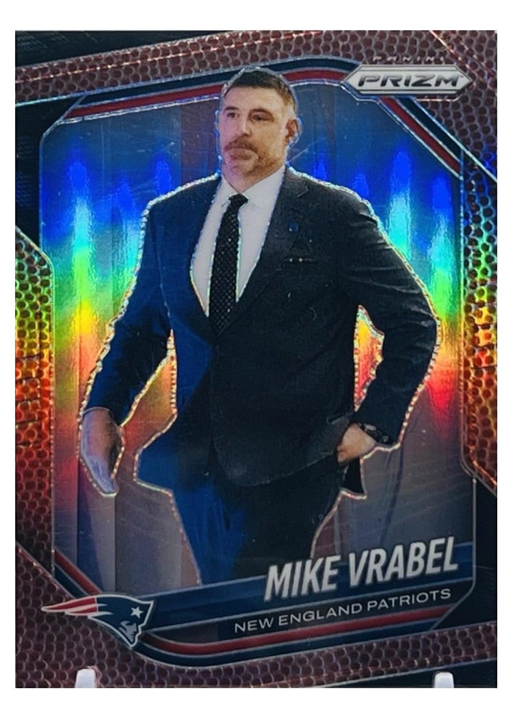 2025 Panini Prizm Base Set Mike Vrabel #110 card