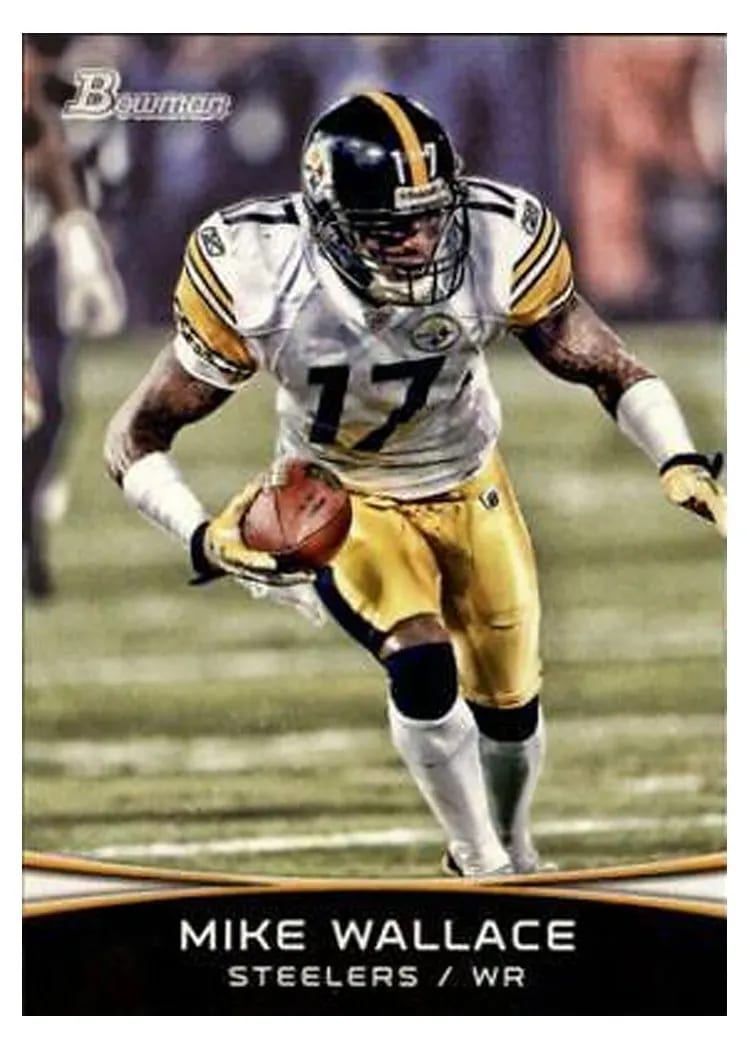 2012 Bowman Mike Wallace #36 card