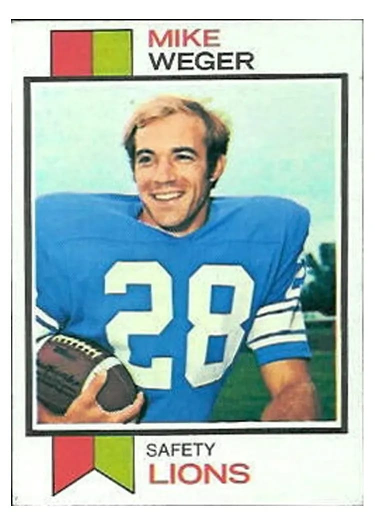 1973 Topps Mike Weger #39 card
