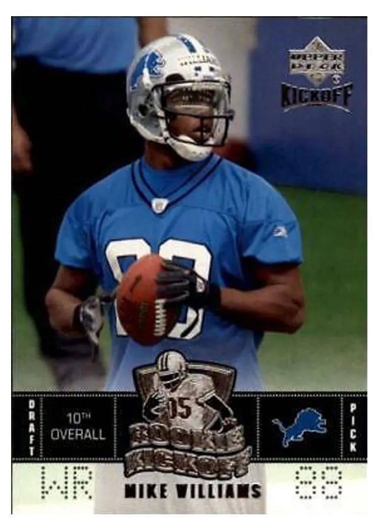 2005 Upper Deck Kickoff Mike Williams #105 card