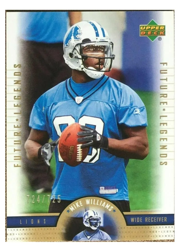2005 Upper Deck Legends Mike Williams #147 card