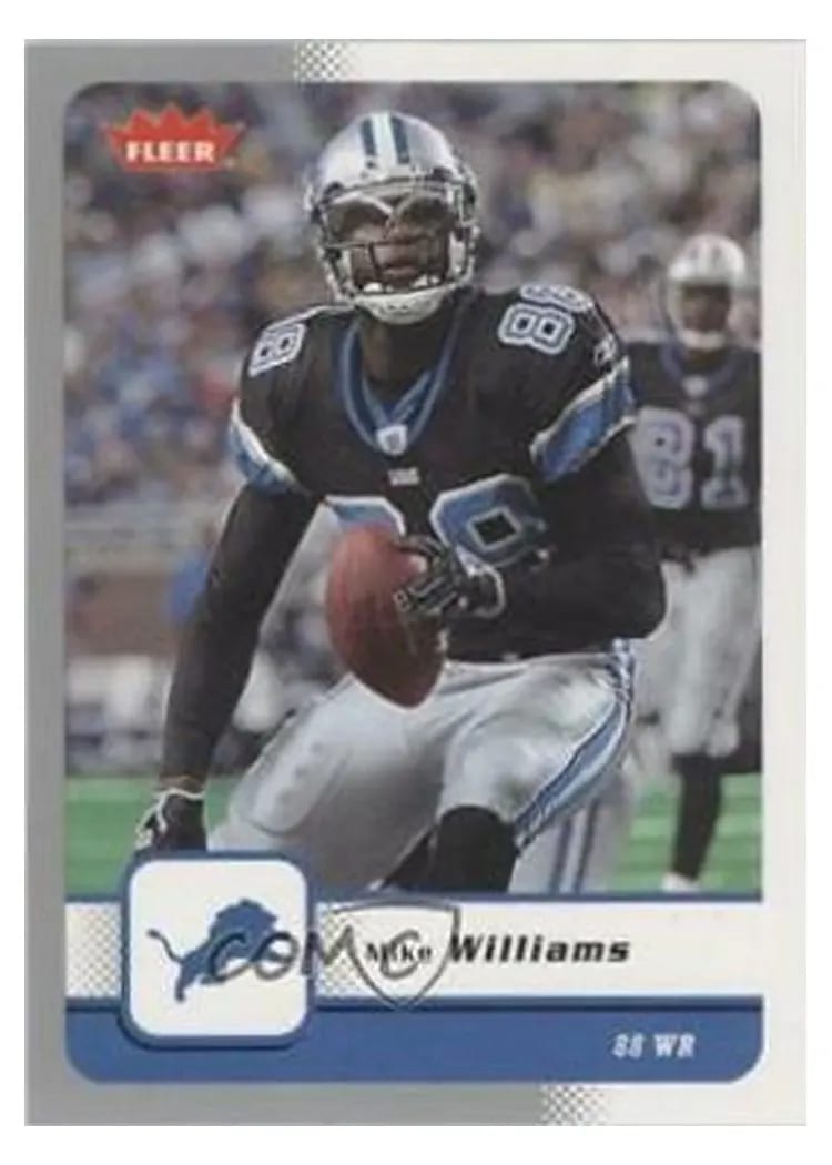 2006 Fleer Mike Williams #34 card