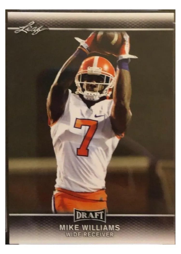 2017 Leaf Draft Mike Williams #51 card
