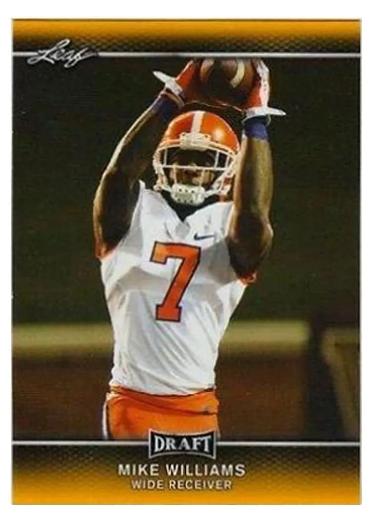 2017 Leaf Draft Mike Williams #51 card