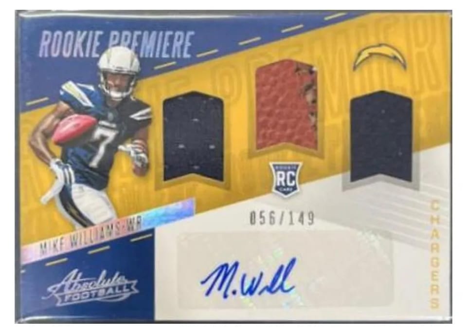 2017 Panini Absolute Mike Williams #237 card