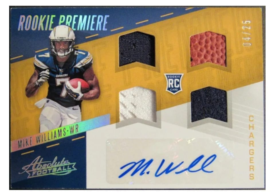 2017 Panini Absolute Mike Williams #247 card