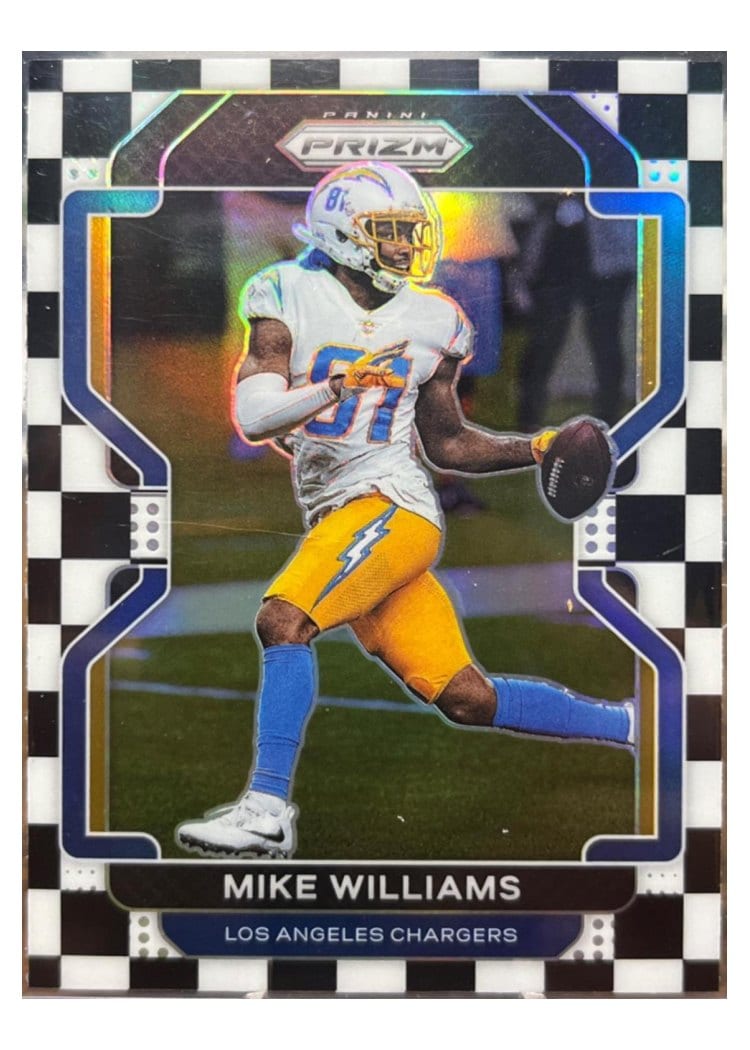 2021 Panini Prizm Base Set Mike Williams #167 card