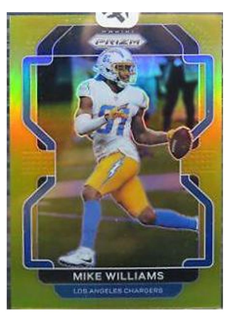 2021 Panini Prizm Base Set Mike Williams #167 card