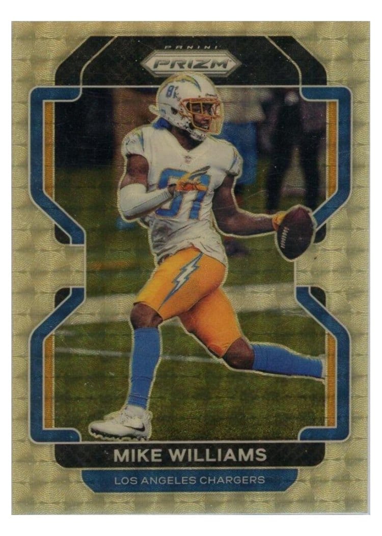 2021 Panini Prizm Base Set Mike Williams #167 card