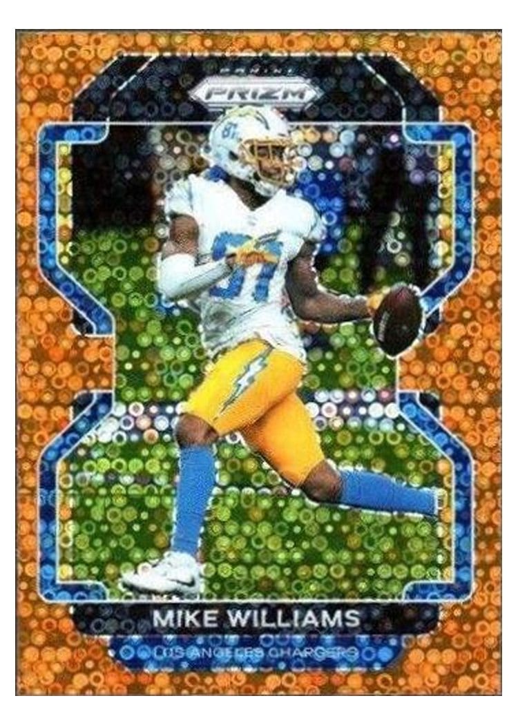 2021 Panini Prizm Base Set Mike Williams #167 card