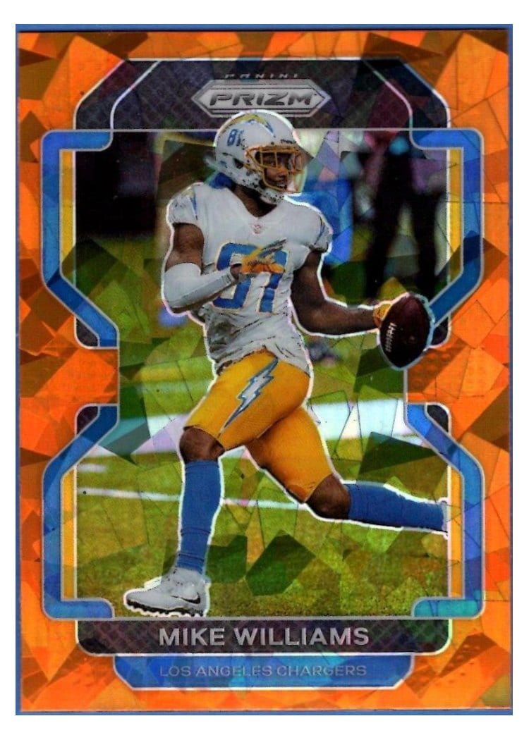 2021 Panini Prizm Base Set Mike Williams #167 card