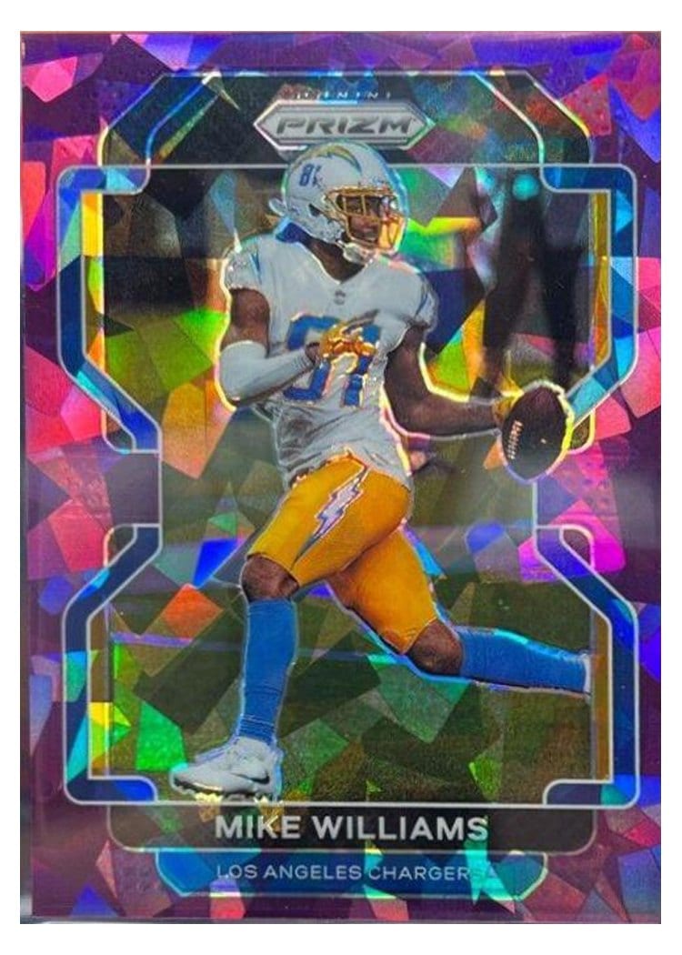 2021 Panini Prizm Base Set Mike Williams #167 card