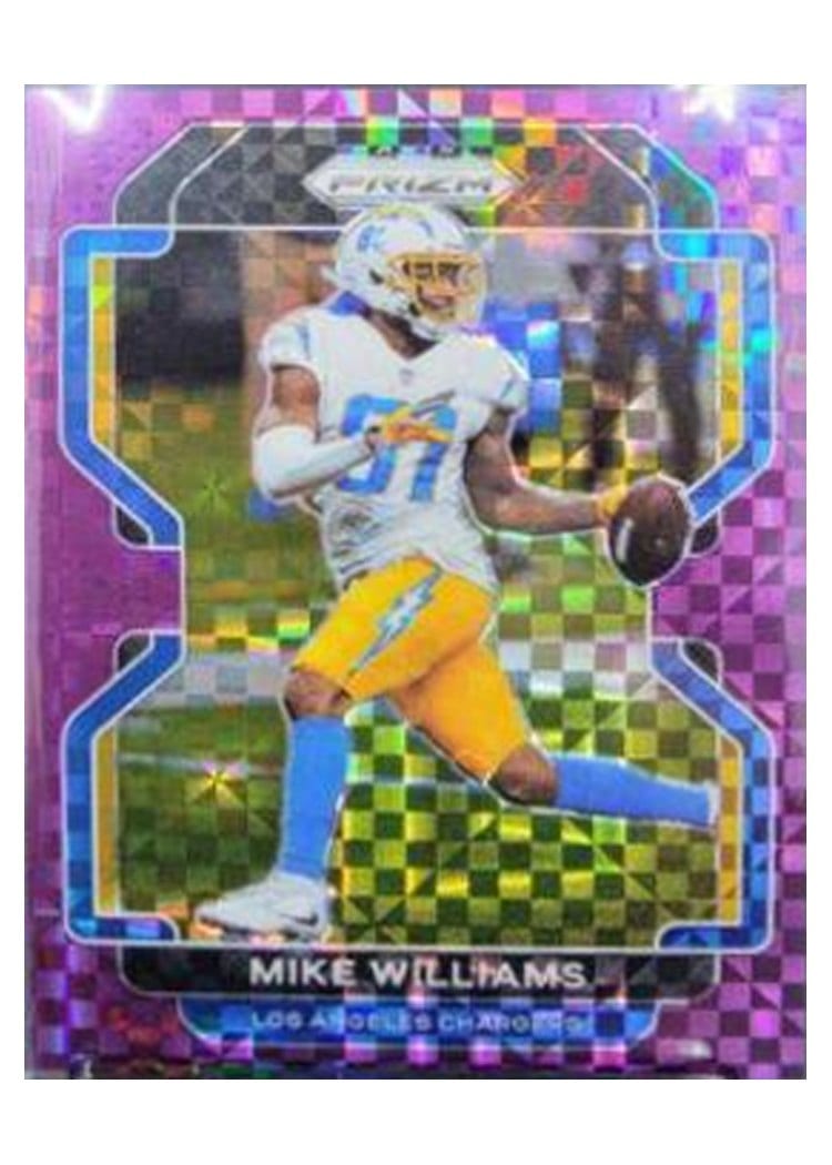 2021 Panini Prizm Base Set Mike Williams #167 card