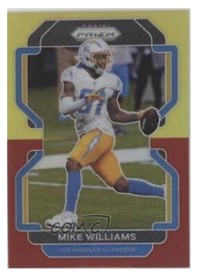 2021 Panini Prizm Base Set Mike Williams #167 card
