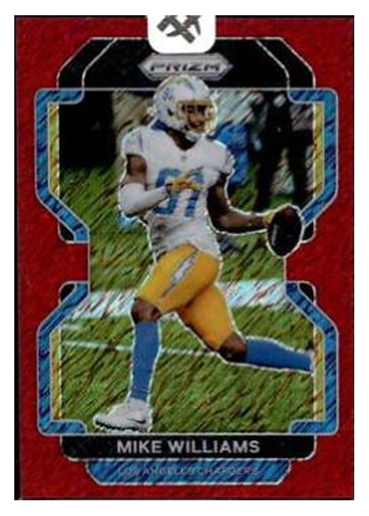 2021 Panini Prizm Base Set Mike Williams #167 card