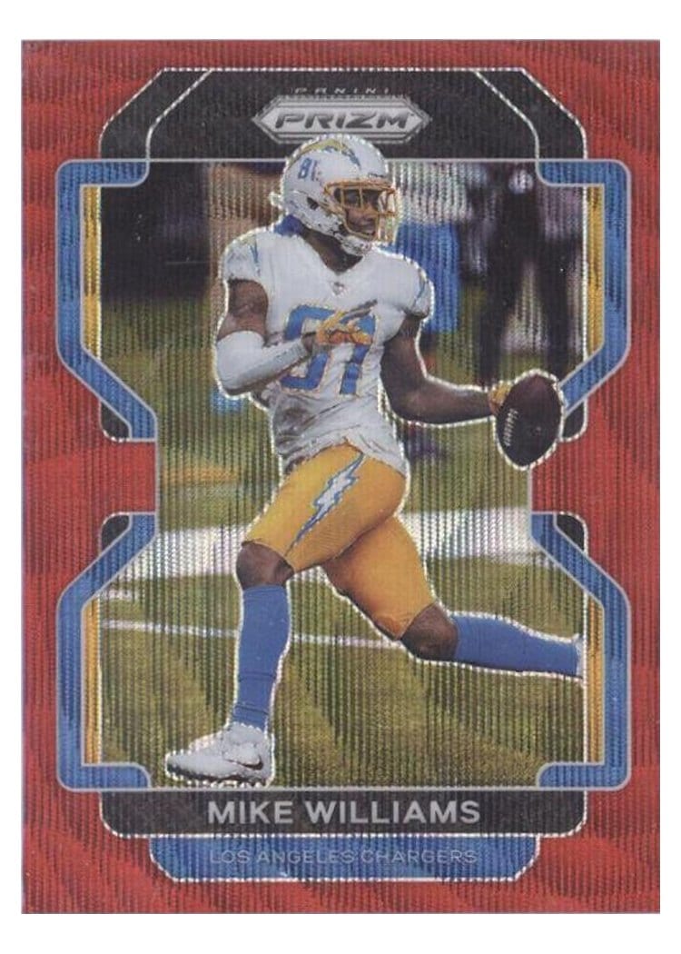 2021 Panini Prizm Base Set Mike Williams #167 card