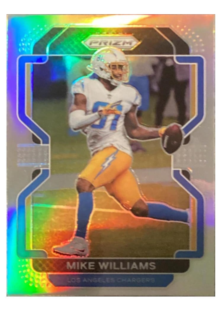 2021 Panini Prizm Base Set Mike Williams #167 card